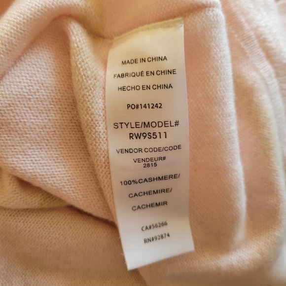 Splendid Collection Hannah Stripe Cashmere Sweater - M - Picture 7 of 9